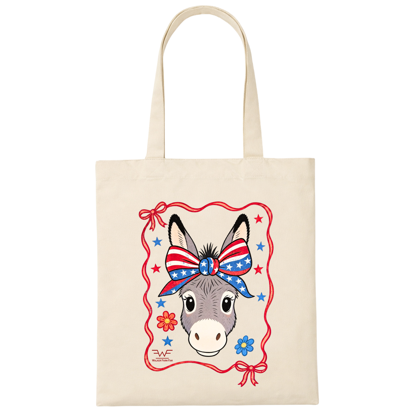 Crystal Gail's Red, White & Bray Canvas Tote Bag
