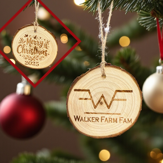 2025 Walker Farm Fam Christmas Ornament | Double Sided