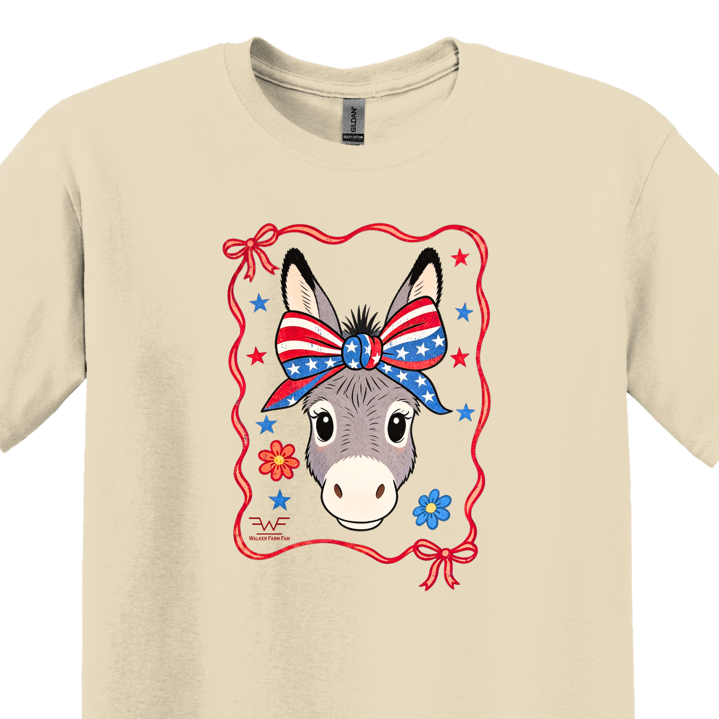 Crystal Gail's Red, White & Bray T-Shirt | Walker Farm Fam