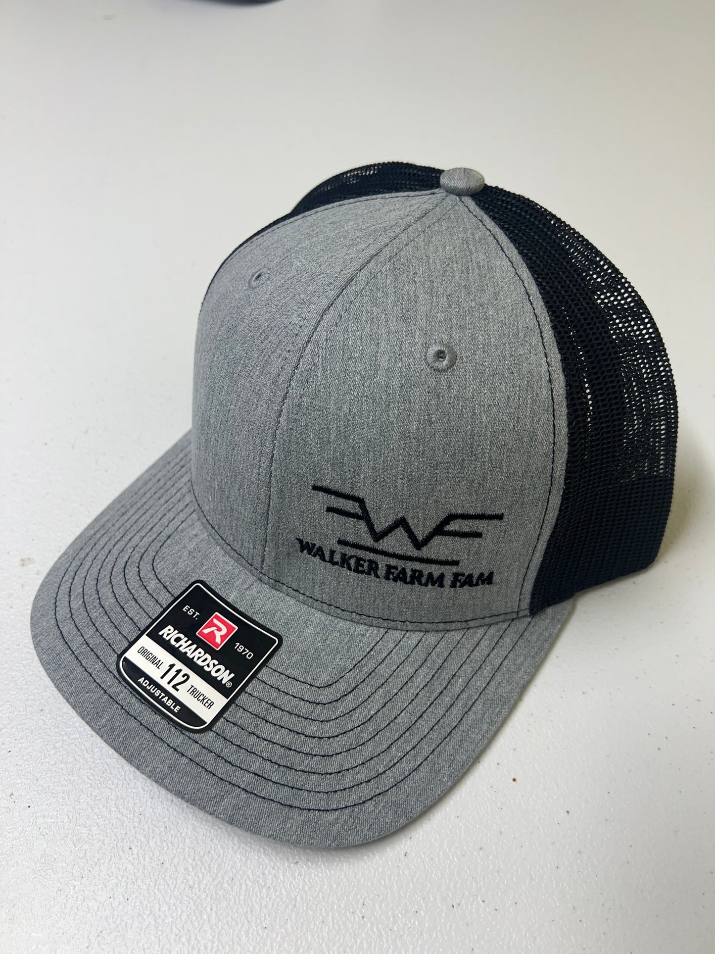 WFF Brand Hat (gray bill / front, black back)