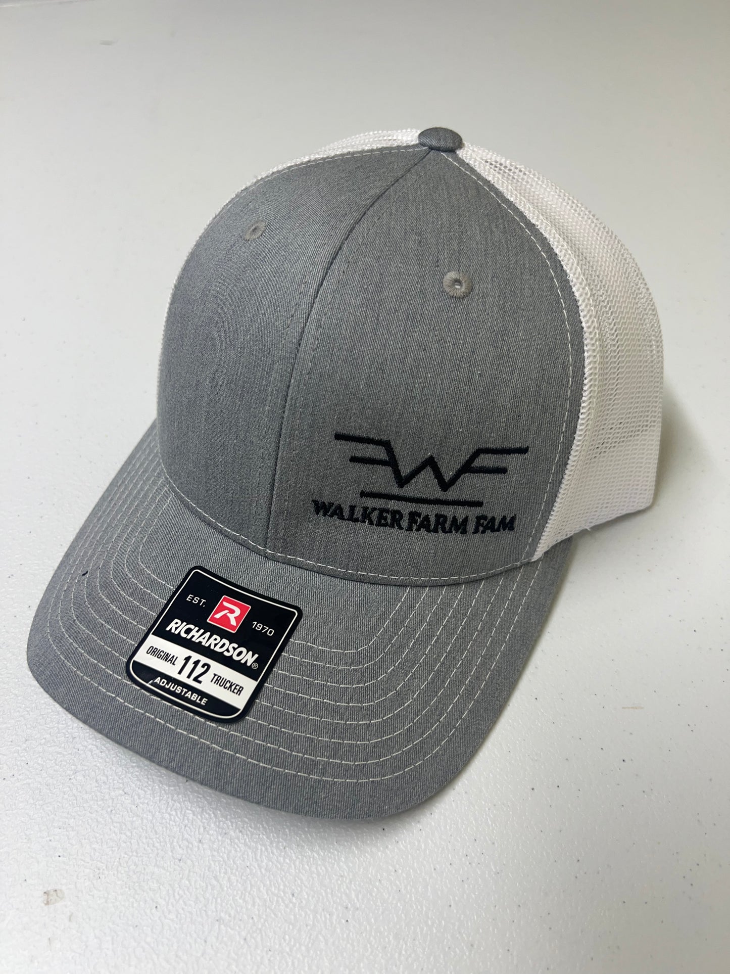 WFF Brand Hat (gray bill / front, white back)