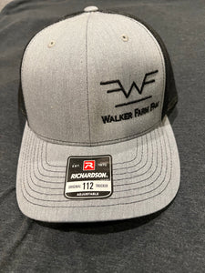 WFF Brand Hat gray bill / front and black writing / back