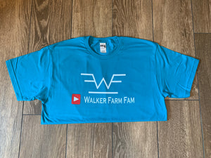 WFF Brand YouTube T-Shirt (Lagoon)