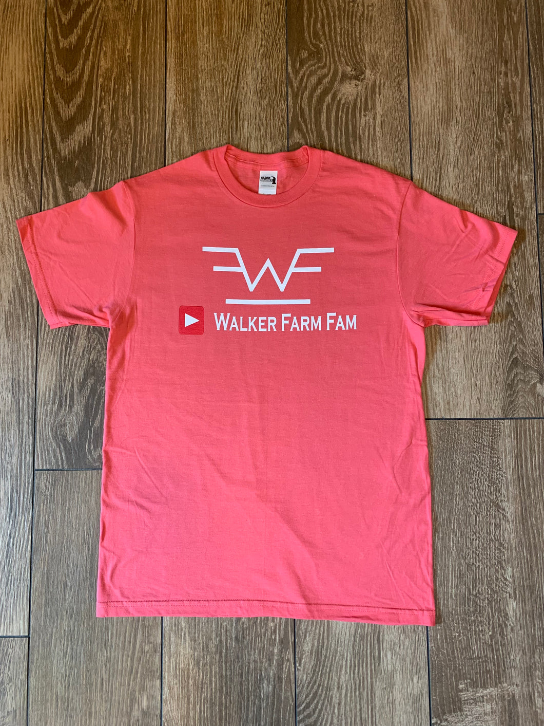 WFF Brand YouTube T-Shirt (Salmon)