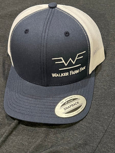 WFF Brand Hat Blue bill / front and white writing / back