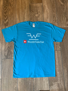 WFF Brand YouTube T-Shirt (Lagoon)